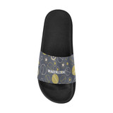 Stars earth moon Men's Slide Sandals