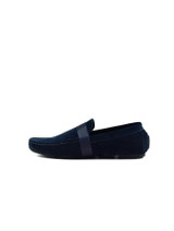 Men's Buckle Strap Loafer Navy