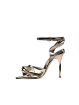 Rose Gold Mirror Ruffle Heel