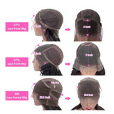 Beumax Hairs Human Hair Wigs with 4x4 Lace Front Closure - 180%