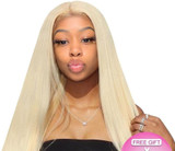 BeuMax Human Hair Wigs 13x4 Lace Frontal Wigs 180% Density  Straight