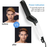 Multifunctional Hair Comb Brush Beard Straightener
