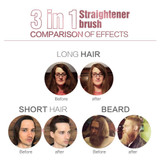 2.0 Hair Straightener Brush Anti Static Ceramic