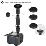 Solar Brushless Pump Floating Fountain Water