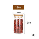 Mason candy Jar for Spices Glass Transparent Container Glass Jars with