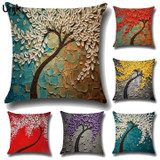 DIDIHOU 1PC 3D Soft Cotton Linen Cushion Cover 3D