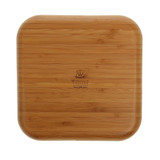 Natural Bamboo Plate 8" X 8" | 20,5 Cm X 20.5 Cm