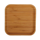 Natural Bamboo Plate 8" X 8" | 20,5 Cm X 20.5 Cm