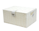 Arpan Resin Woven Storage Basket Hamper Set of 3