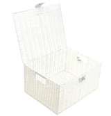 Arpan Resin Woven Storage Basket Hamper Set of 3
