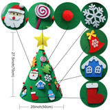 Artificial Christmas Tree Mini DIY Felt Christmas Tree New Year Gift