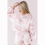 Lantern Long Sleeve Tie-dye Printed Sports Tracksuit