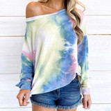 O-neck Tie-dye T-shirt