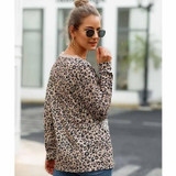 Leopard Print Long Sleeve Tee