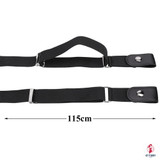 Buckle-free Stretch Belt Invisible Casual Elastic Waist Leather Belt