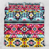 Geometric Ethnic Aztec Bedding Set
