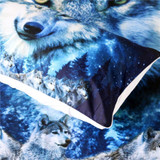 Galaxy Star Wolf Bedding Set