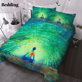 Lotus Yoga Pose Bedding Set