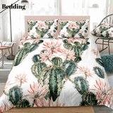Cactus with Red Flower Bedding Set