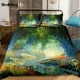 3D Forest Dreamland Bedding Set