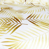 Modern Palm Leaf Bedding Set