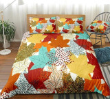 Colorful Maple Leaves Bedding Set