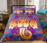 Bohemian Elephant Mandala Bedding Set