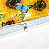 Butterflies Sunflower Bedding Set