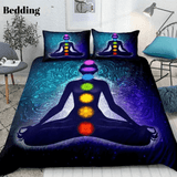7 Chakras Mandala Bedding Set