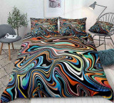 Colorful Marble Abstract Art Bedding Set