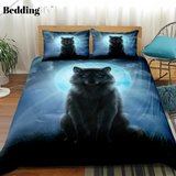 Blue Moon Wild Wolf Bedding Set