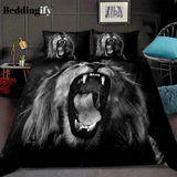 Black Lion Bedding Set