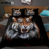 3D Printed Tiger Bedding Set