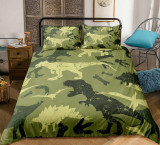 Green Dinosaurs Pattern Bedding Set