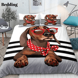 Trendy Dachshund Bedding Set