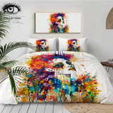 Colorful Flora by Pixie Cold Art Bedding Set