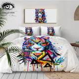 Shattered Tiger by Pixie Cold Art Bedding Set