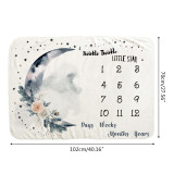 Baby Blanket Flannel Photography Monthly