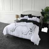 Wolf Constellation Lines Bedding Set