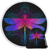 Dragonfly Dreams Round Beach Towel Set