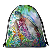 The Original Tropical Sea Turtle Round Beach Towel Set