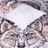 Woman Wolf Bedding Set