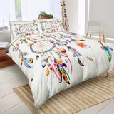 Tribal Feather Dreamcatcher Bedding Set