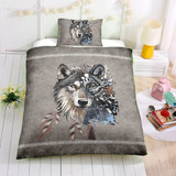Native Indian Mystic Wolf Bedding Set