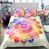 Mutilcolor Lotus Mandala Pattern Bedding Set