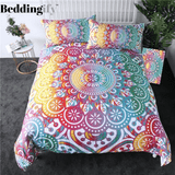 Rainbow Mandala Bedding Set