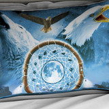 Dreamcathcer Eagle and Wolf Bedding Set