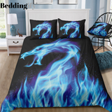 Flame Dragon Bedding Set