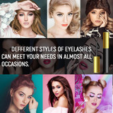 Magnetic False Waterproof Eyelashes Set