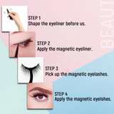 Magnetic False Waterproof Eyelashes Set